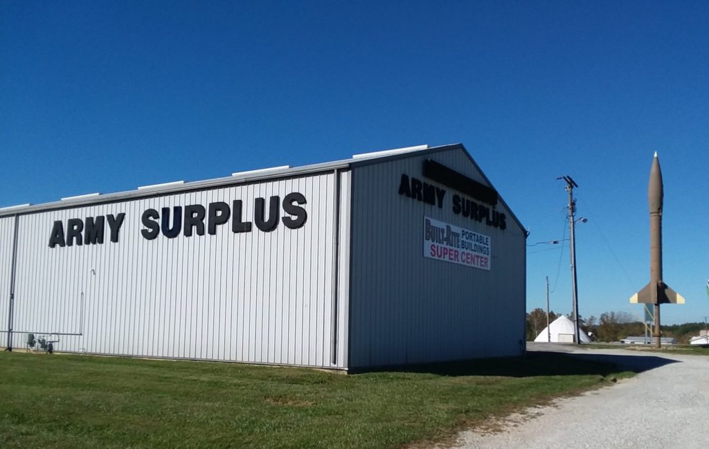 Display Guns and Parts Indiana Army Surplus